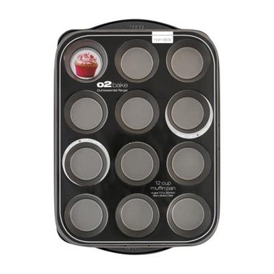 O2 Bake 12 Cup Non Stick Muffin Pan | Shop Today. Get it Tomorrow! | takealot.com