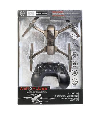 AeroPulse APD-2320 HD Streaming Video Drone- Black - Walmart.ca