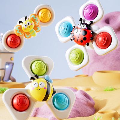 Suction Cup Spinner Toys,Spinning Top Sensory Toys,Suction Cup Fidget Spinner Toys Bath Toys Window Spinning Top Toys,Suction Cup Spinning Toy Set Rot