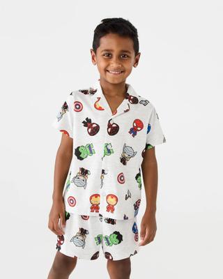 Marvel Button Through Pyjama Set - Kmart