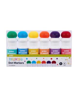 6 Pack Dot Markers - Kmart