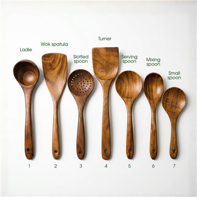 4-Piece Acacia Wood Utensil Set – Woodsen