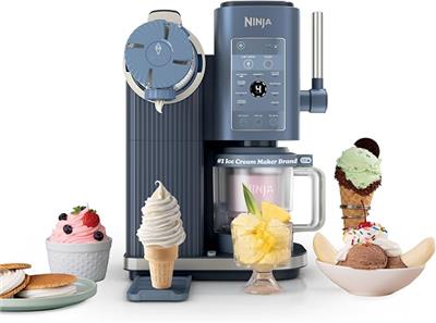 Amazon.com: Ninja Creami Scoop & Swirl 13-in-1 Ice Cream and Soft Serve Maker, NC701BR | Ninja Creami Scoop and Swirl turns almost anything into ice c