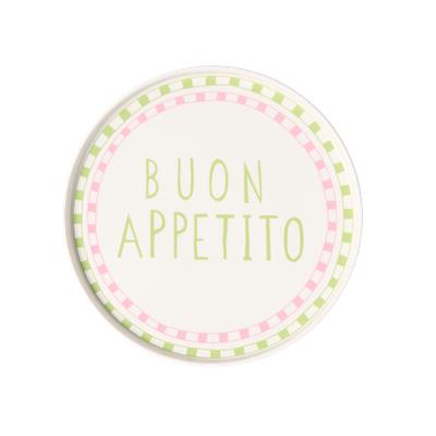Pastel Buon Appetito Plate by Daimon Downey – In The Roundhouse