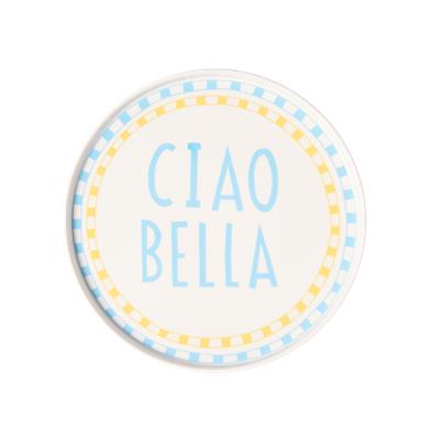 Pastel Ciao Bella Plate by Daimon Downey – In The Roundhouse