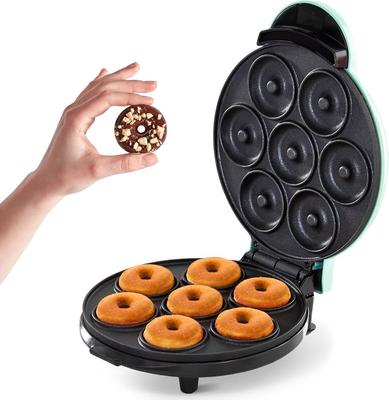 Amazon.com: Dash Express Mini Donut Maker, 7 Donuts, Aqua | Electric Doughnut Machine for Kids & Families, Nonstick, No Deep Frying, Homemade Breakfas