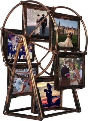 Qunbio Vintage Embossed Ferris Wheel Photo Frame 13 x 8 x 9 - Walmart.com