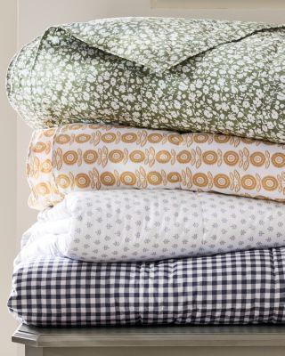 Petite-Print Lightweight Comforter or Throw | Garnet Hill