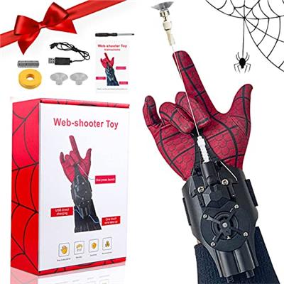 Mammykiss Spider Web Shooters Toy for Kids Fans,Cool Gadgets Spider Web Launcher Wrist Bracers Gift for Christmas Birthday